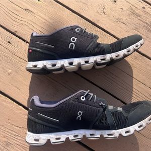 On cloud running shoes